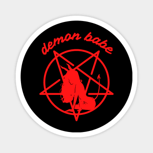 Demon babe / RED / Magnet